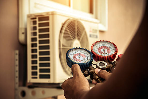 Professional Hvac Repair technician working in Rougon, LA